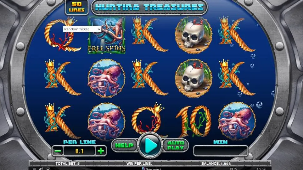 hunting treasures slot machine